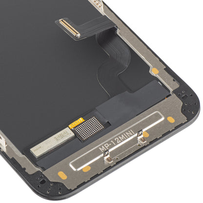 MP Touchscreen Display compatibel met Apple iPhone 12 mini, met Frame, OLED FHD IC Movable versie, Zwart