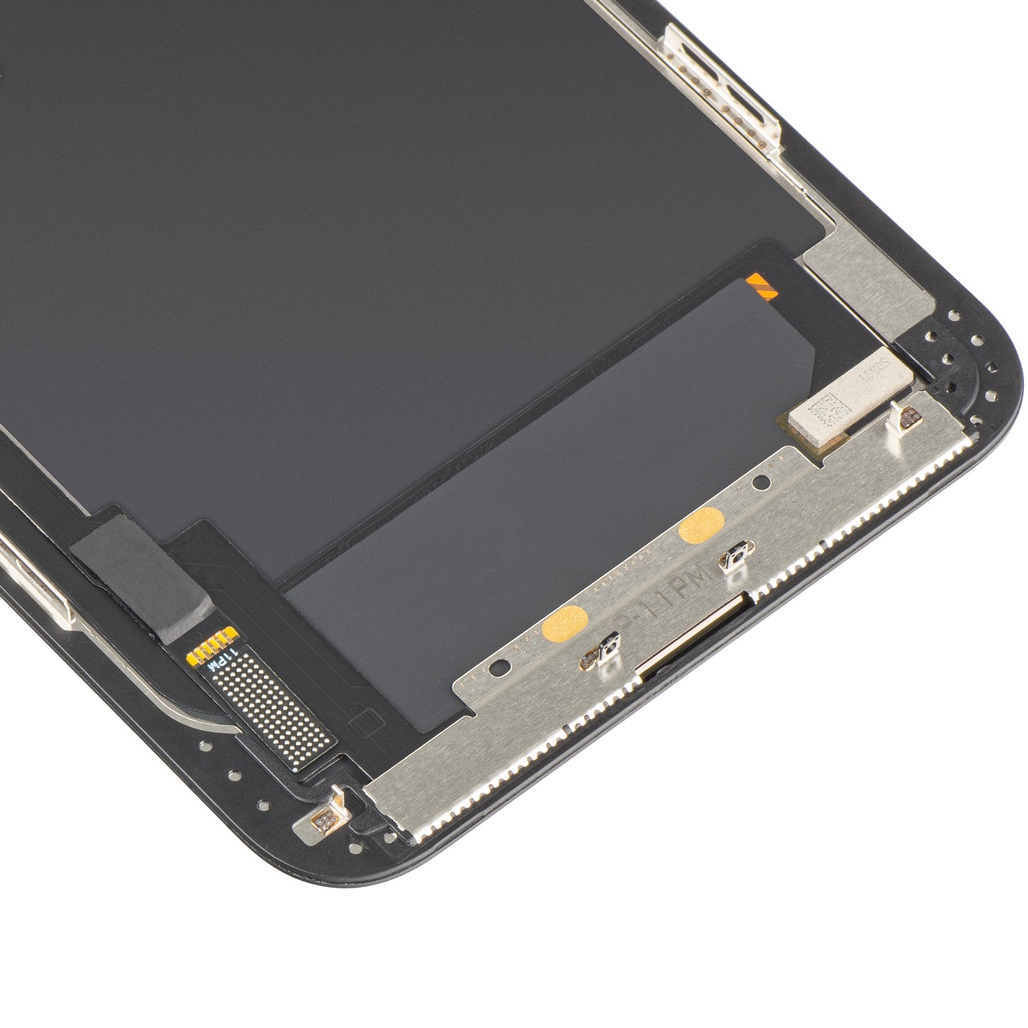 Écran avec écran tactile MP compatible avec Apple iPhone 11 Pro Max, avec cadre, version OLED FHD IC mobile, noir, reconditionné