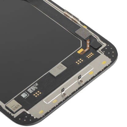 Display met Touchscreen MP compatibel met Apple iPhone 13 Pro Max, met Frame, Soft OLED IC Movable 120Hz FHD Versie, Zwart