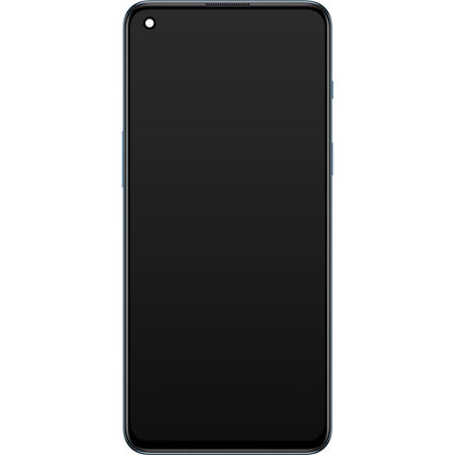 Écran tactile OnePlus Nord 2 5G, avec cadre, bleu (Blue Haze), Service Pack 4907924