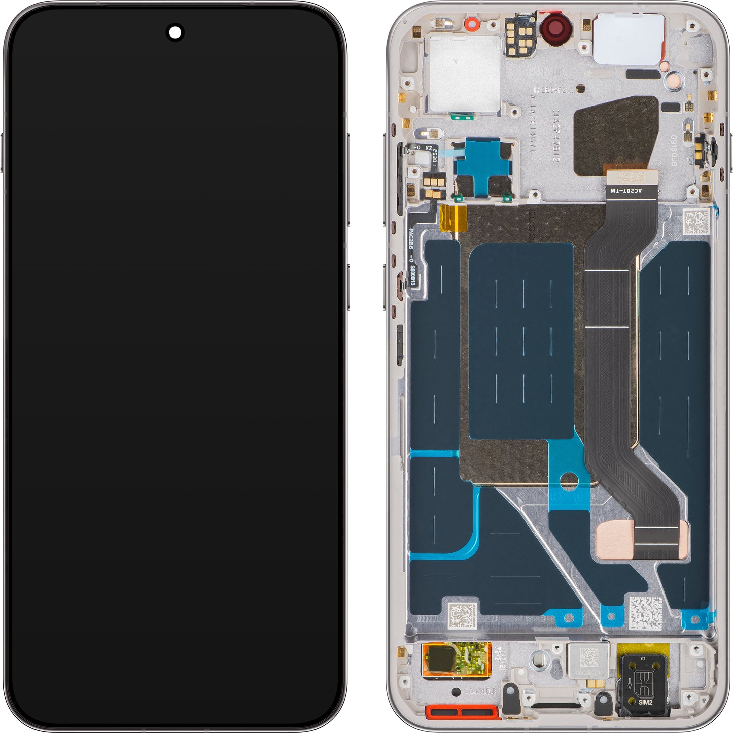 Écran avec Touchscreen Oppo Find X9, avec Cadre, Gris (Titanium Grey), Service Pack 621029000716