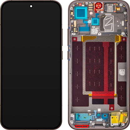 Display met Touchscreen Oppo Reno15 Pro Mini / Reno15 Pro, met Frame, Bruin (Dusk Brown /Cocoa Brown), Service Pack 621029000774