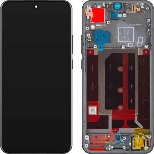 Display mit Touchscreen Oppo Reno13 Pro, mit Rahmen, Grau (Graphite Grey), Service Pack 621029000381