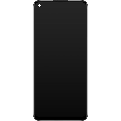 Touchscreen-Display Oppo A96, mit Rahmen, Schwarz, Service Pack 4130058