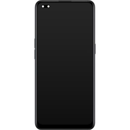 Beeldscherm met touchscreen Oppo Reno4 5G, met frame, Space Black, Service Pack 4904705