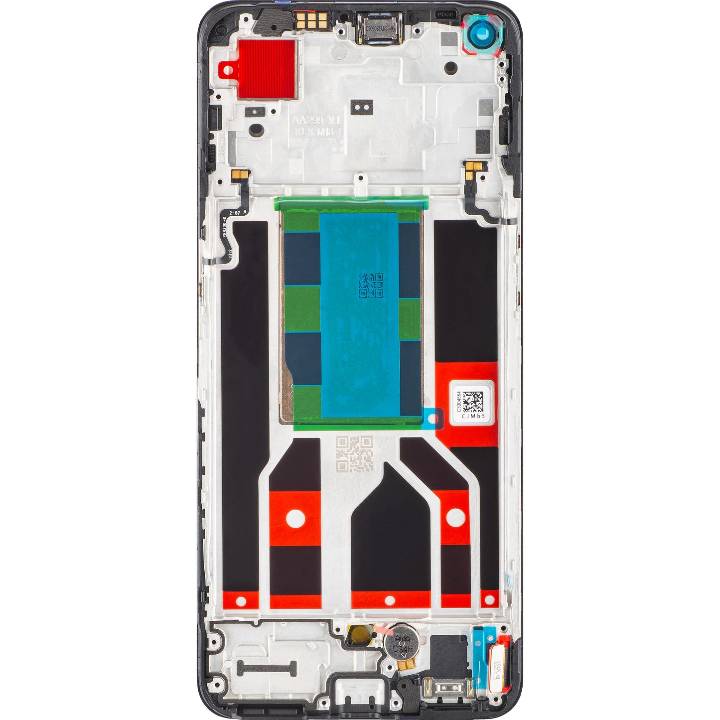 Beeldscherm met aanraakscherm Oppo Reno8, met frame, zwart, Service Pack 4130256