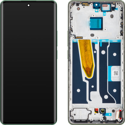 Touchscreen Display Realme 11 Pro+, met Frame, Groen (Oasis Green), Service Pack 621029000027