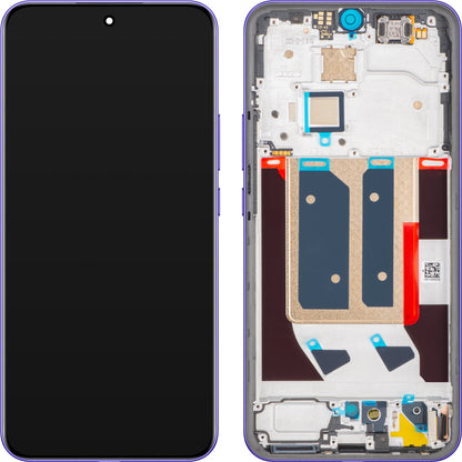 Display met Touchscreen Realme 14 Pro+, met Frame, Paars (Bikaner Purple), Service Pack 621039000081