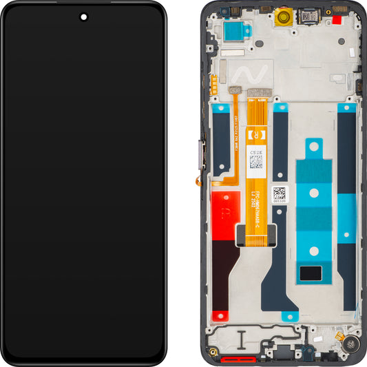 Écran avec Touchscreen Realme C75 5G, avec Cadre, Noir, Service Pack 621029000535