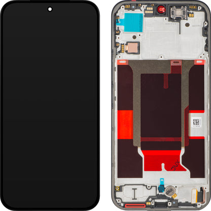 Écran tactile Realme 16 Pro avec cadre, noir, pack de service 621029000809