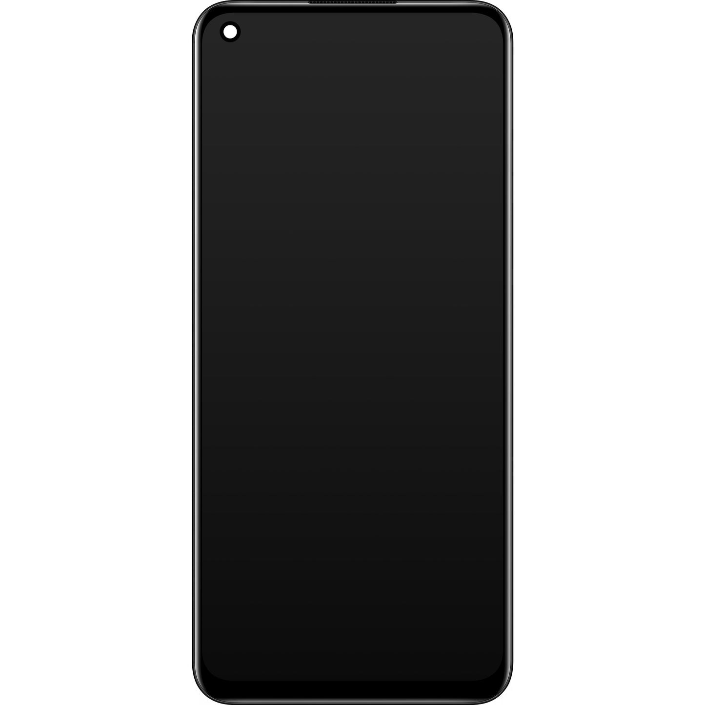 Écran tactile Realme 6S, avec cadre, noir, Service Pack 4903760