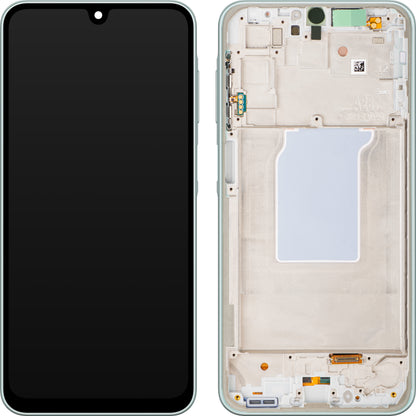 Samsung Galaxy A26 A266 Display with Touchscreen, Frame, Green, Service Pack GH82-37049C