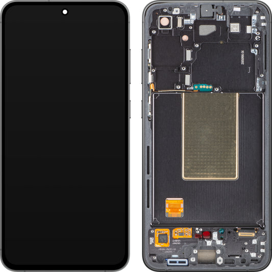 Samsung Galaxy S24 FE S721 Écran tactile Samsung Galaxy S24 FE S721, avec cadre, noir (graphite), Service Pack GH82-35848A 