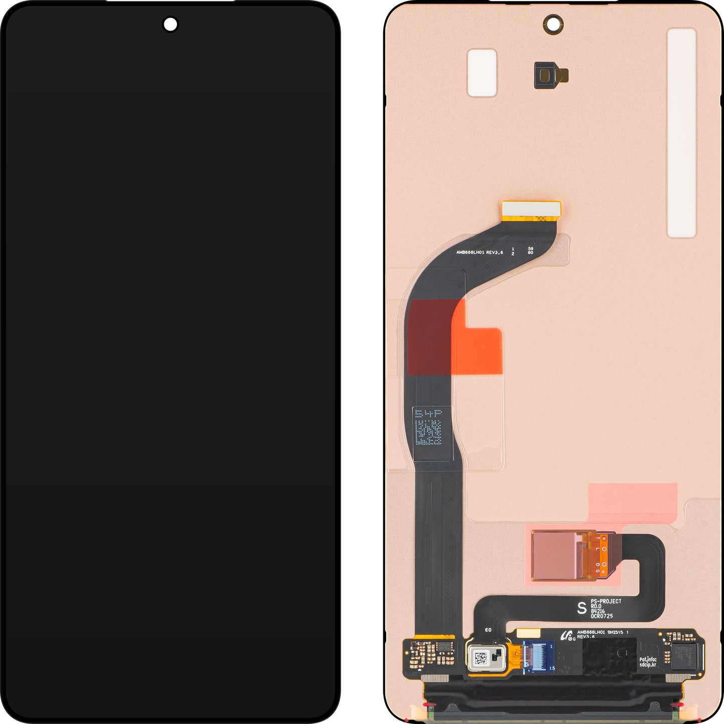 Display met Touchscreen Samsung Galaxy S25 Edge S937, Service Pack GH82-37225A