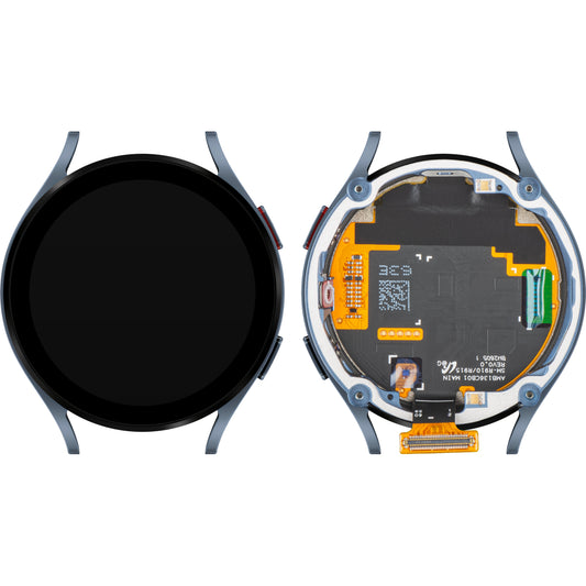 Écran tactile Samsung Galaxy Watch5 44mm, avec cadre, version LTE, bleu, Service Pack GH82-30043B