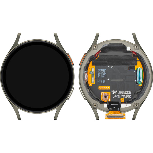 Écran tactile Samsung Galaxy Watch7 44mm, avec cadre, version BT, vert, Service Pack GH97-29845A