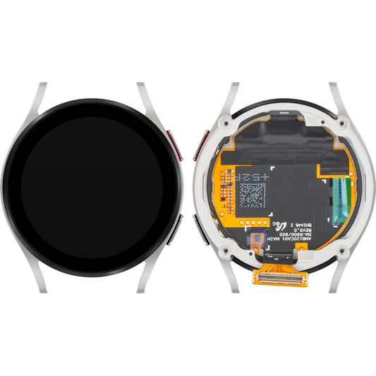 Samsung Galaxy Watch FE touchscreen-display met frame, BT-versie, zilver, servicepakket GH97-30050B