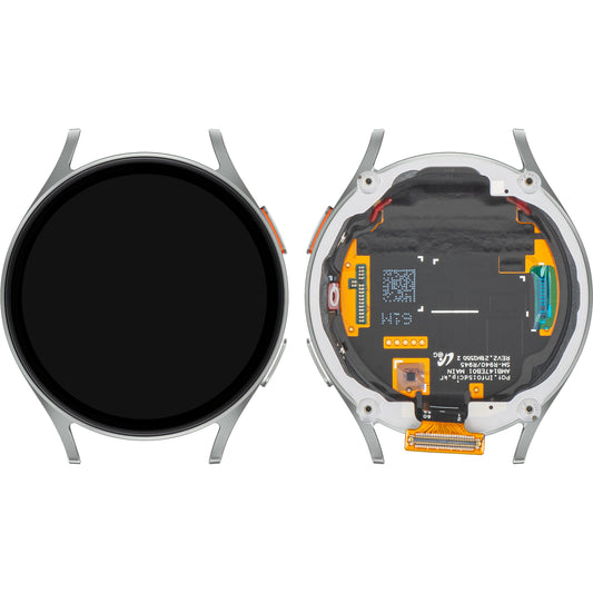 Touchscreen-Display Samsung Galaxy Watch7 44mm, mit Rahmen, BT-Version, Silber, Service Pack GH97-29845C