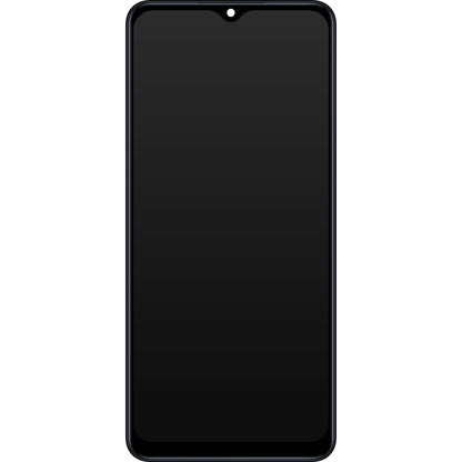 Samsung Galaxy M12 M127 Touchscreen Display, met Frame, Zwart, Swap GH82-25042A