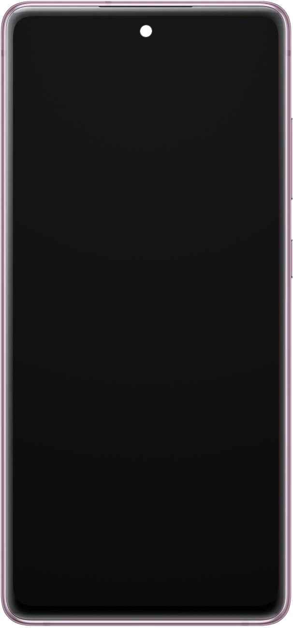 Display mit Touchscreen für Samsung Galaxy S20 FE G780, mit Rahmen, Violett, Swap GH82-24219C