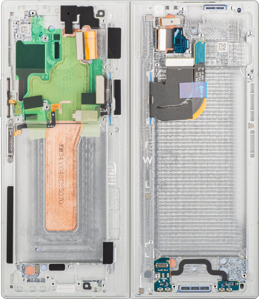 Samsung Galaxy Z Fold6 F956 Touchscreen Display, with Frame, Sub Inner, White, Service Pack GH82-35042E