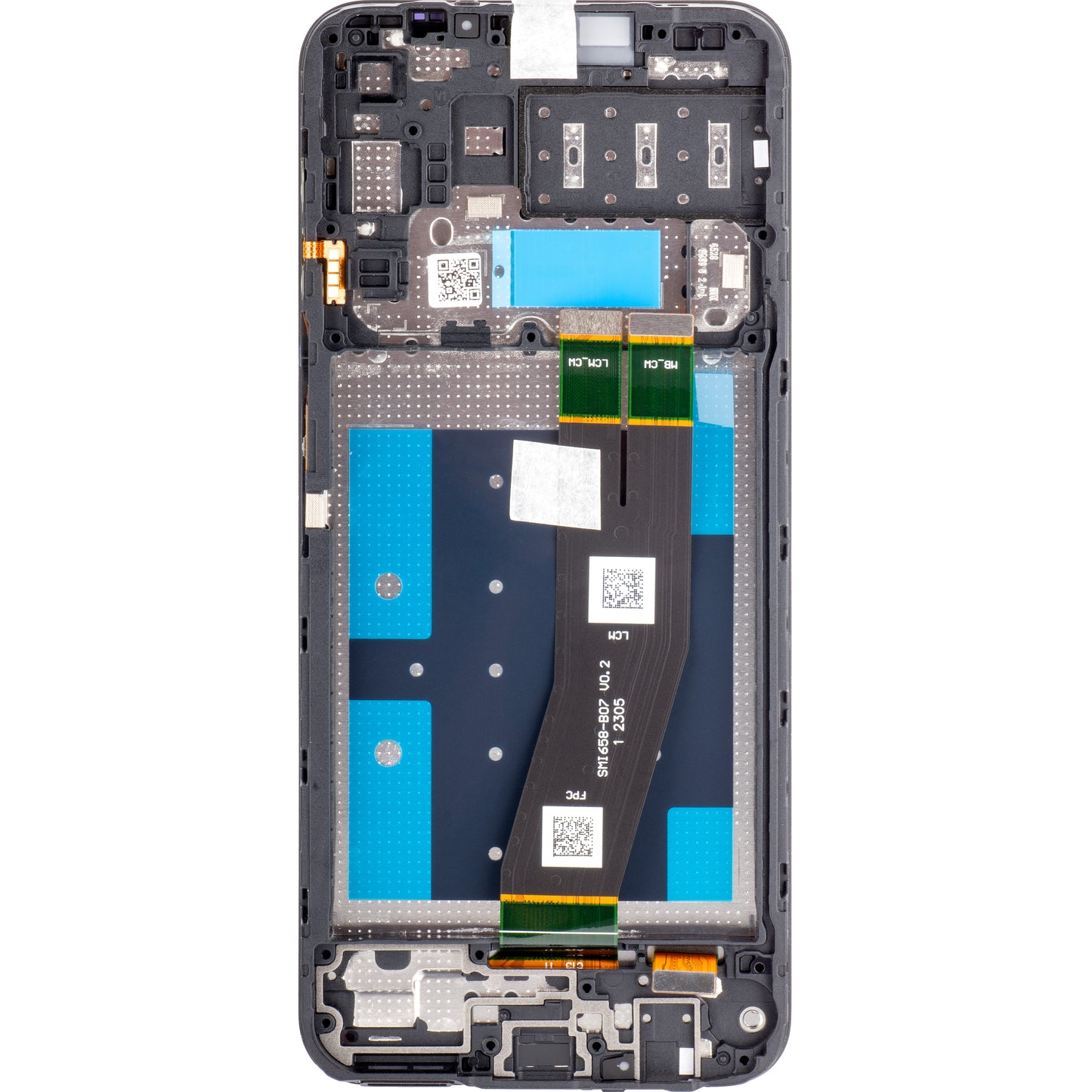 Touchscreen scherm Samsung Galaxy A14 A145, met frame, Europa-versie, zwart, Service Pack GH81-23540A