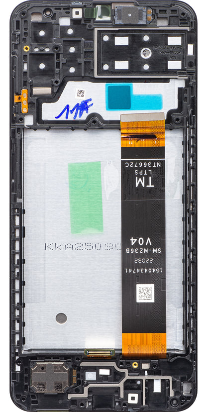 Samsung Galaxy A13 A135 Touchscreen Display, met frame, zwart, gereseald GH82-28508A