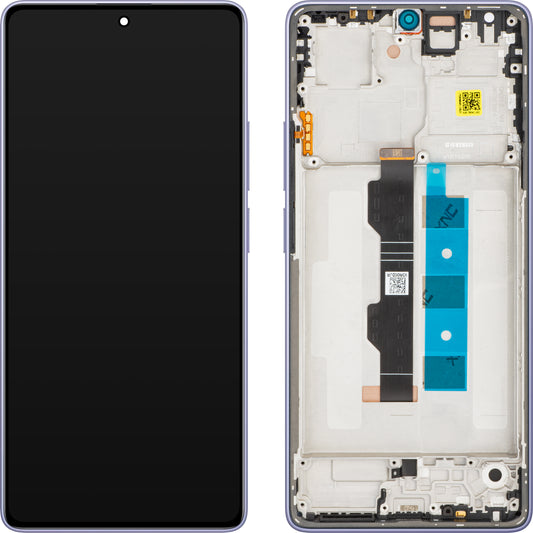 Display mit Touchscreen Xiaomi Redmi Note 13 Pro 4G, mit Rahmen, Lila (Lavender Purple), Service Pack 56000200N600