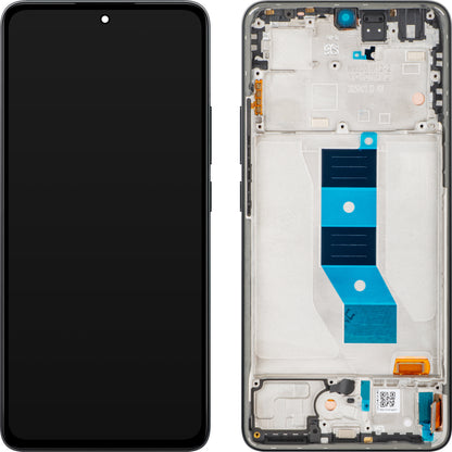 Display met Touchscreen Xiaomi Poco M7 Pro 5G, met Frame, Zwart (Classic Black), Service Pack 5600140O17P00