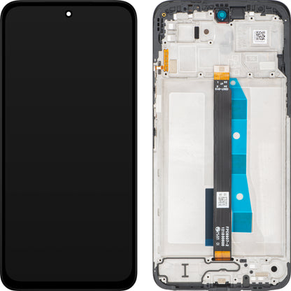 Display mit Touchscreen Xiaomi Poco M7 4G / Redmi 15 4G, mit Rahmen, Europa-Version, Schwarz, Service Pack 560001O19AP00