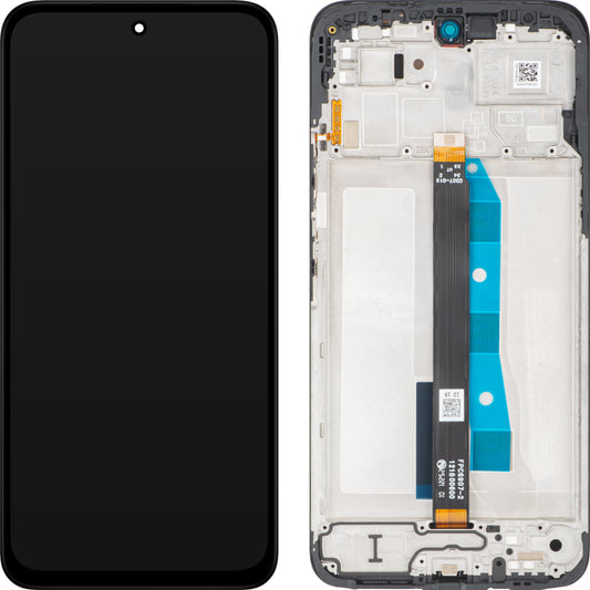 Display mit Touchscreen Xiaomi Poco M7 4G / Redmi 15 4G, mit Rahmen, Europa-Version, Schwarz, Service Pack 560001O19AP00