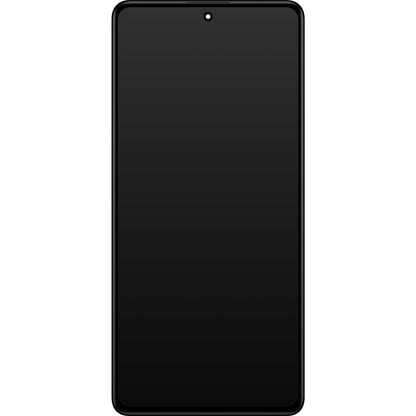 Xiaomi Redmi Note 12 Pro 5G touchscreen scherm met frame, zwart (Midnight Black), Service Pack 5600010M1600