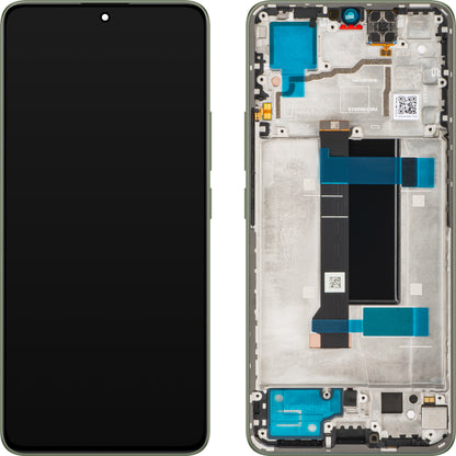 Display mit Touchscreen Xiaomi Redmi Note 13 Pro 5G, mit Rahmen, Grün (Olive Green), Service Pack 56000300N1600