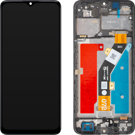 Display met Touchscreen ZTE Blade A34, met Frame, Zwart, Service Pack 80800518534