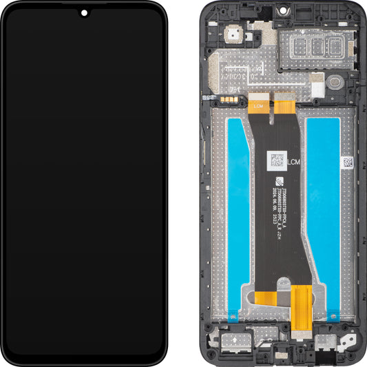 Display met Touchscreen ZTE Blade A35, met Frame, Zwart, Service Pack 80800519965