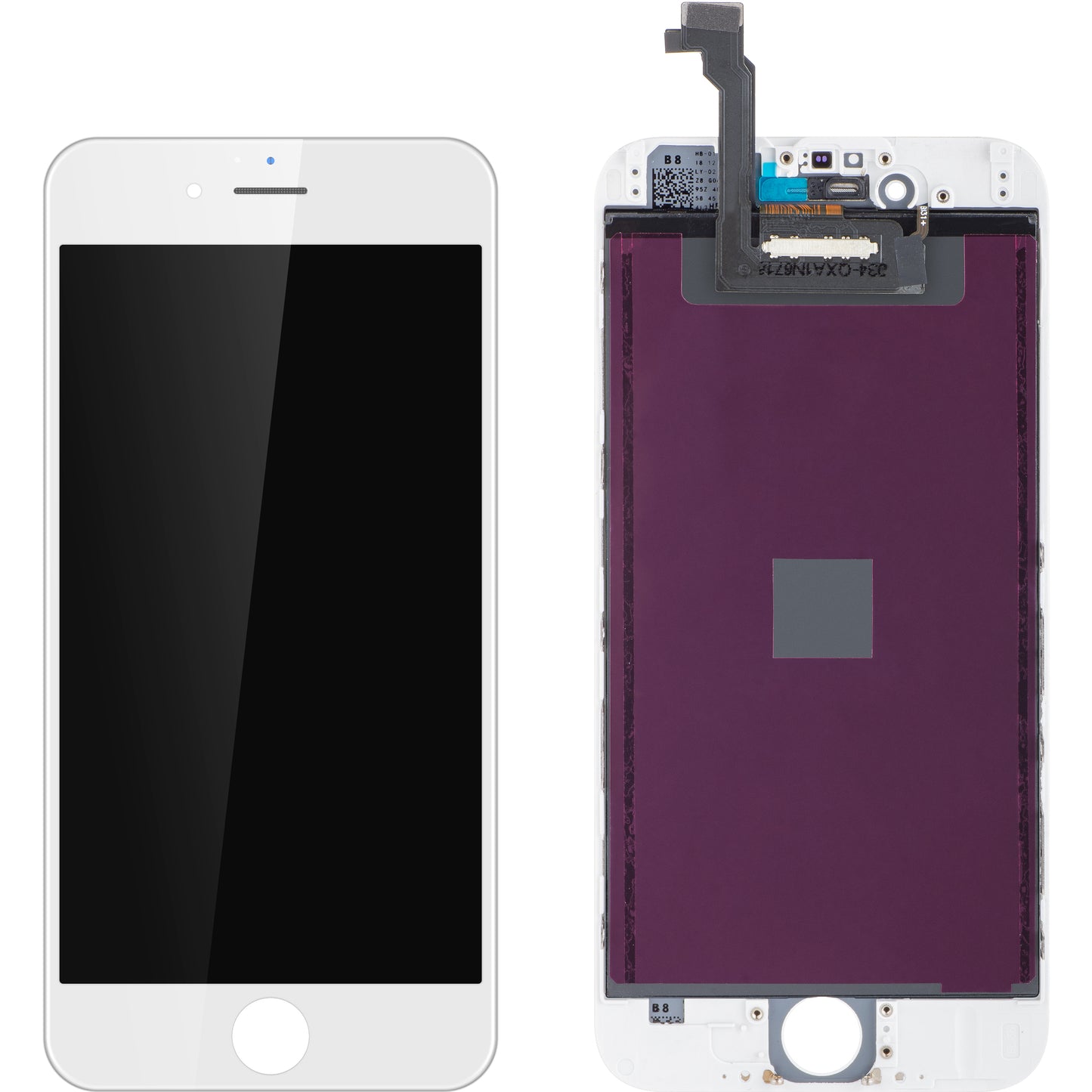 ZY Touchscreen Display voor Apple iPhone 6, met Frame, Premium Plus, Wit 