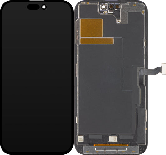 ZY Touchscreen Display voor Apple iPhone 14 Pro Max, met Frame, In-Cell IC Beweegbare LCD Versie, Zwart 