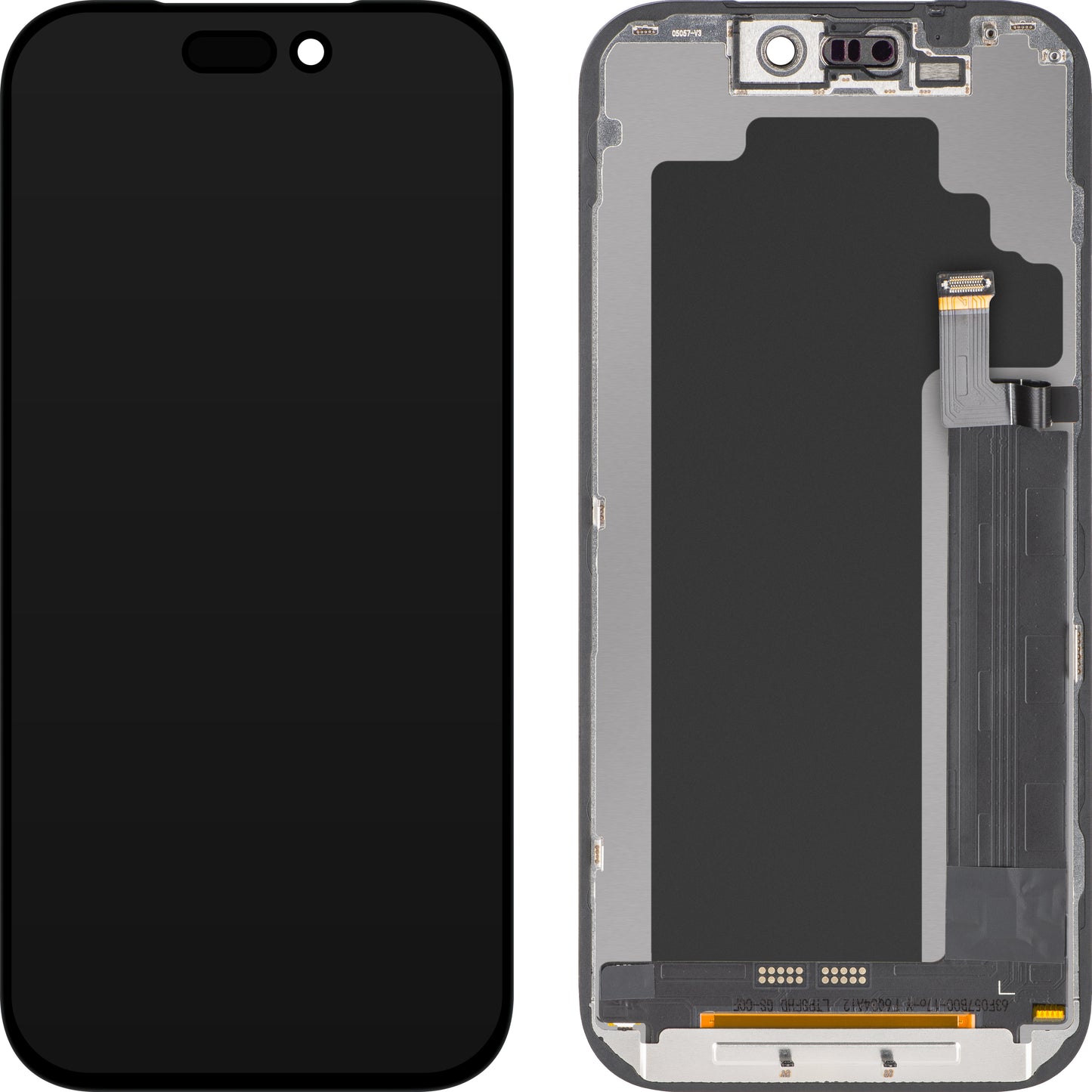 Display met Touchscreen ZY voor Apple iPhone 17 Pro, met Frame, LCD In-Cell IC Movable Versie, Zwart