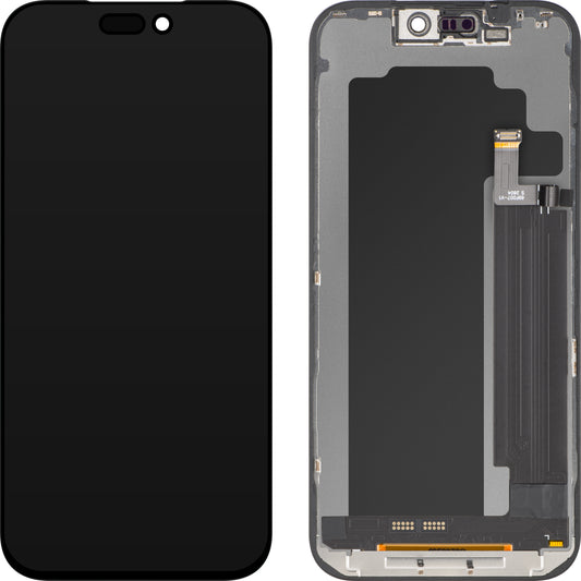 Écran avec Touchscreen ZY pour Apple iPhone 17 Pro Max, avec Cadre, Version LCD In-Cell IC Movable, Noir