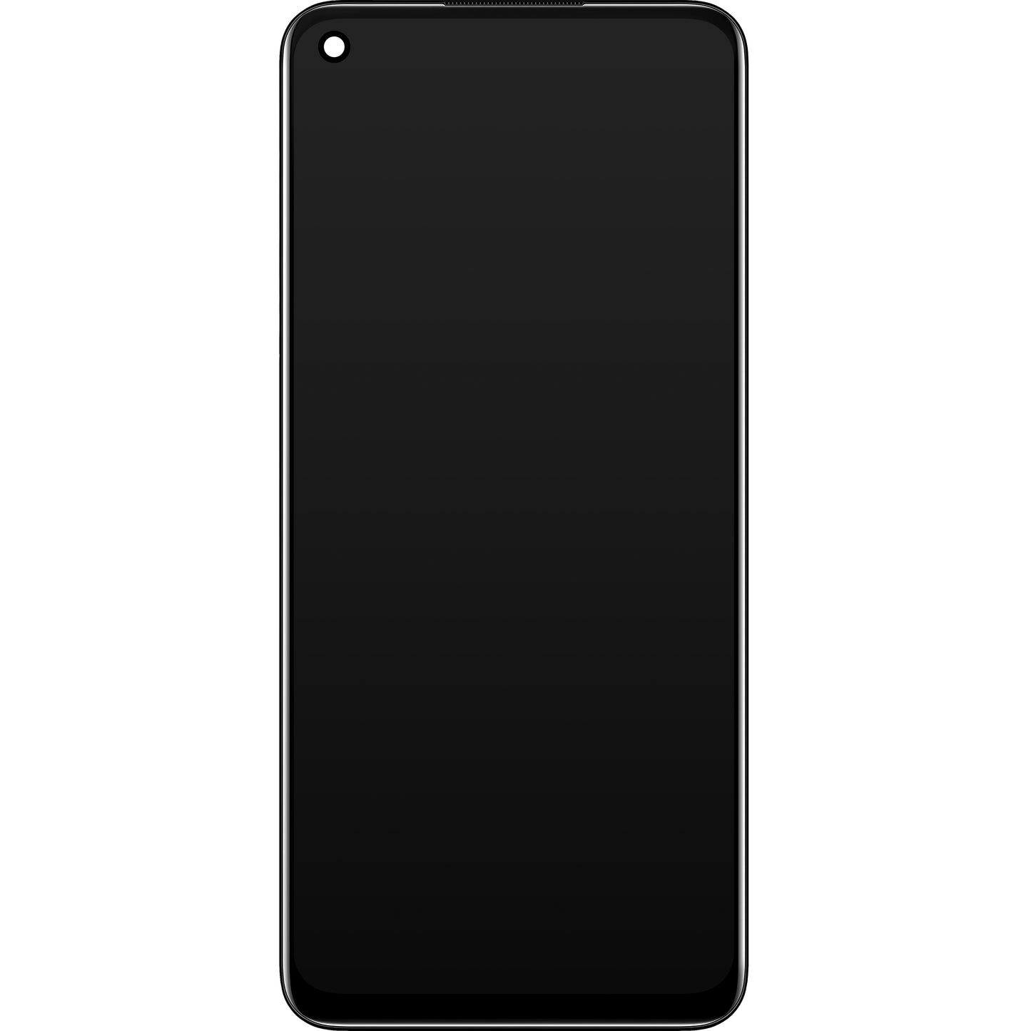 Beeldscherm met aanraakscherm Oppo A74 5G / A54 5G, met frame, zwart, Service Pack 4906219