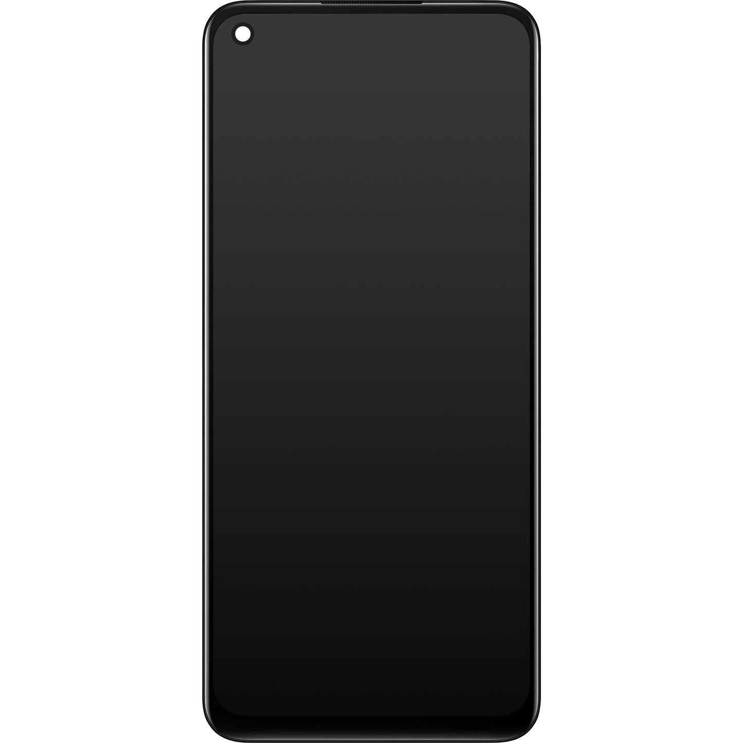 Beeldscherm met aanraakscherm Oppo A73 5G / A72 5G, met frame, zwart, Service Pack 4904890