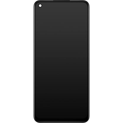 Beeldscherm met aanraakscherm Oppo A73 5G / A72 5G, met frame, zwart, Service Pack 4904890