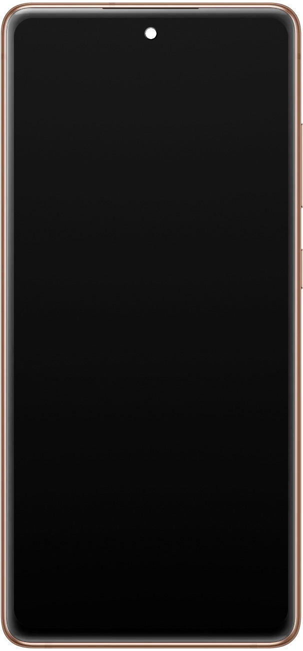 Samsung Galaxy S20 FE 5G G781 Touchscreen Display met Frame, Oranje, Service Pack GH82-24215F