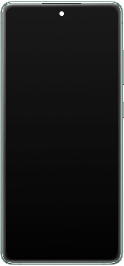 Samsung Galaxy S20 FE 5G touchscreen scherm G781, met frame, groen (Cloud Mint), Service Pack GH82-24214D GH82-24214D