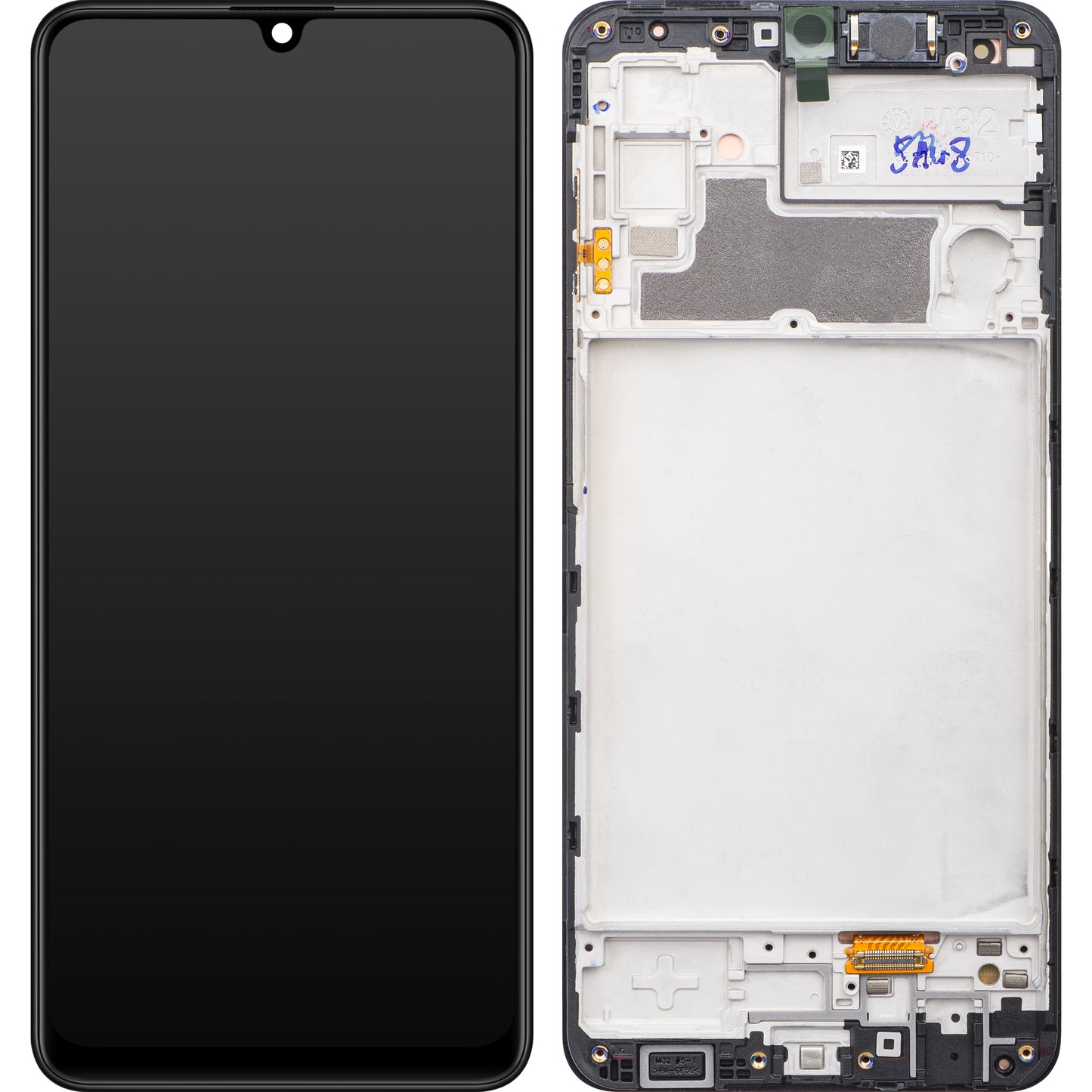 Samsung Galaxy M32 M325 Écran tactile Samsung Galaxy M32 M325, avec cadre, noir, Service Pack GH82-26193A