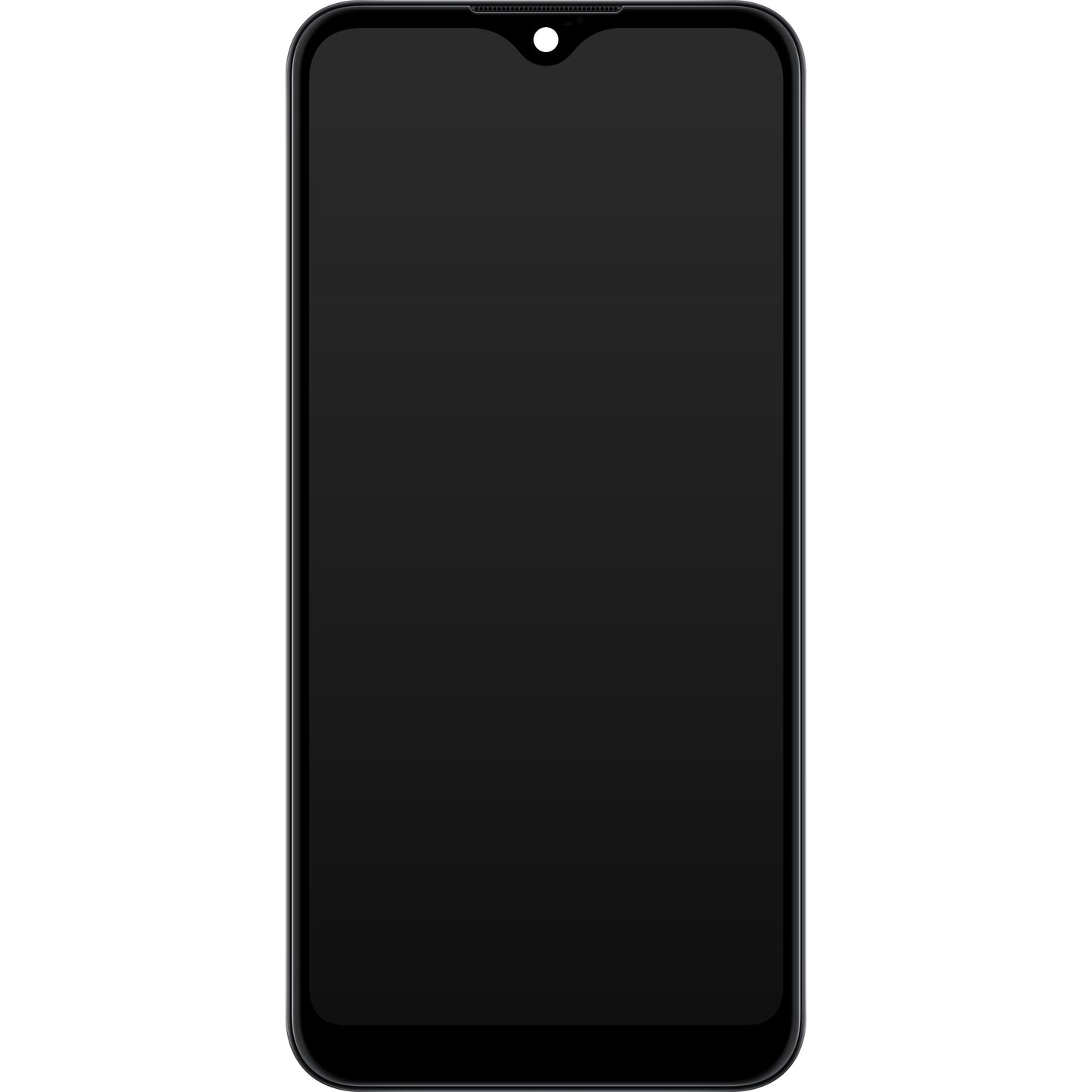 Écran tactile Samsung Galaxy A01 A015, avec cadre, version non européenne, noir, Service Pack GH81-18597A