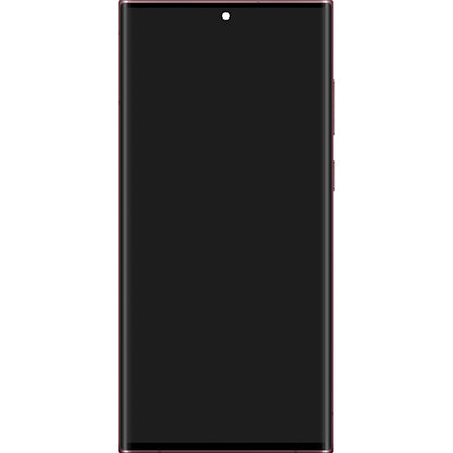 Samsung Galaxy S22 Ultra 5G S908 touchscreen scherm, met frame, kersen, Service Pack GH82-27488B