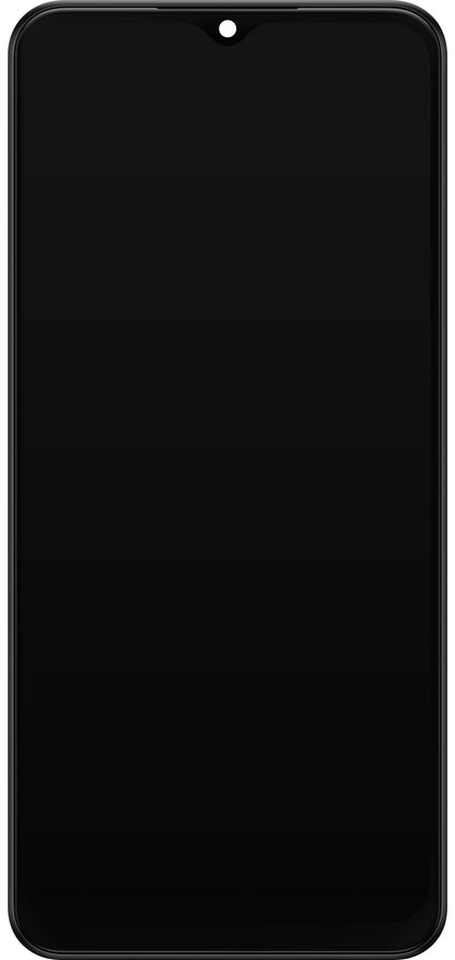 Samsung Galaxy Galaxy A23 5G A236 touchscreen scherm met frame, zwart, Service Pack GH82-29734A