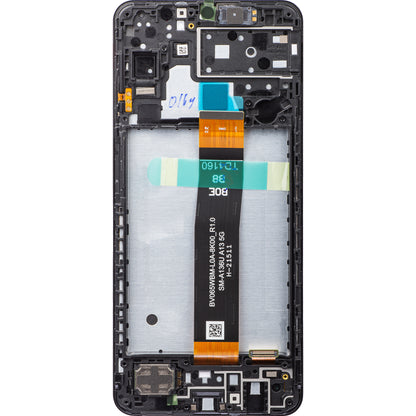 Touchscreen scherm Samsung Galaxy A13 5G A136, met frame, zwart, Service Pack GH82-29077A