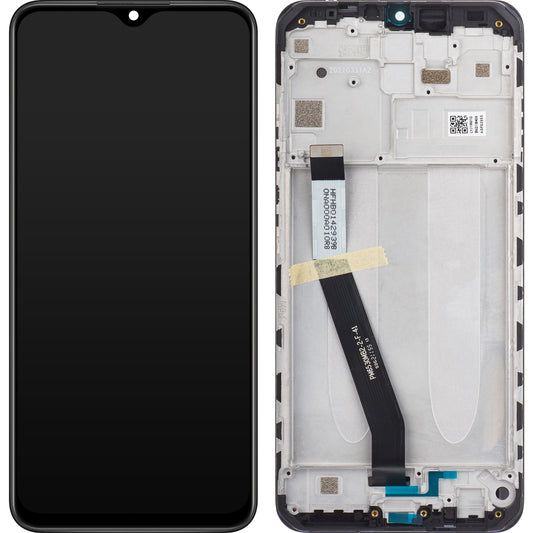 Écran avec écran tactile Xiaomi Redmi 9, avec cadre, Noir, Service Pack 5600050J1900